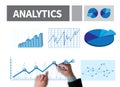 ANALYTICS (Analysis Analytic Marketing Graph Diagram)