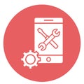 Analytics, bar chart .   Vector icon which can easily modify or edit Royalty Free Stock Photo