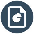 Analytics file Isolated Vector icon which can easily modify or edit Royalty Free Stock Photo