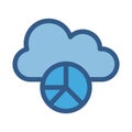 Analytics Fill Isolated Vector icon which can easily modify or edit