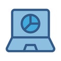 Analytics Fill Isolated Vector icon which can easily modify or edit.