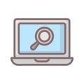 Analytics fill vector icon which can easily modify or edit