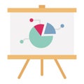 Analytics Glyph Style vector icon which can easily modify or edit