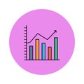 Analytics  Isolated Vector icon that can be easily modified or edited Royalty Free Stock Photo