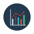 Analytics  Isolated Vector icon that can be easily modified or edited Royalty Free Stock Photo