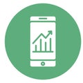Analytics Isolated Vector Icon which can easily modify Royalty Free Stock Photo