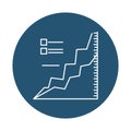 Analytics Isolated Vector icon which can easily modify or edit Royalty Free Stock Photo