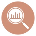 Analytics Isolated Vector Icon which can easily modify Royalty Free Stock Photo