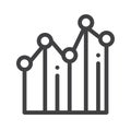 Analytics line icon