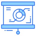 analytics report vector icon. Illustration for graphic and web design Royalty Free Stock Photo