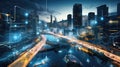 analytics stream data Royalty Free Stock Photo