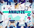 Analyze Analysis Strategy Business Marketing Concept Royalty Free Stock Photo