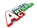 Analyze anticipate act Royalty Free Stock Photo