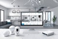 Analyze network consistency and decibel installation, ensuring protective and secure camera operation with immediate IoT home conn