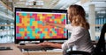 Analyzing Data With Heatmaps: A Day Royalty Free Stock Photo