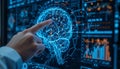 Analyzing Neural Network Brain Activity on Screen with Finger Pointing