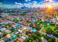 Analyzing Social Research Target Populations Aerial Data Visualization for Enhanced Understanding of Community Dynamics