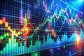 Analyzing Stock Market Trends with AIPowered Visualizations Rule of Thirds Composition Applied to Financial Data Charts Royalty Free Stock Photo