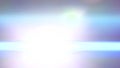 Anamorphic lens flare, bokeh light leaks, flash ray effect over black background