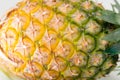 Ananas fruit texture, Close up pineapple skin background