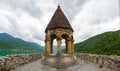 Ananuri castle complex in Georgia Royalty Free Stock Photo