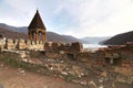 Ananuri castle complex near tbilisi in Georgia Royalty Free Stock Photo