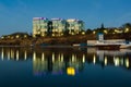 Anapa, Russia - February 17, 2020: View of the residential and hotel complex