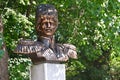 Anapa, Russia, July. 26, 2019. Monument to Bezkrovny Alexei Danilovich - major General, ataman of the black sea Cossack army Royalty Free Stock Photo