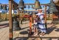 Russian Bells outdoor exposition in Anapa represents old Orthodox bells of all kinds