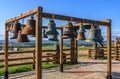 Russian Bells outdoor exposition in Anapa represents old Orthodox bells of all kinds