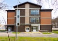 Anapa, Russia - March 27, 2020: Newly constructed primary school building 6 in Anapa Royalty Free Stock Photo