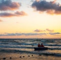 Beach lifeguards Royalty Free Stock Photo