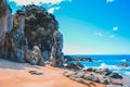 Anapai Beach at Abel Tasman National Park, South Island, New Zealand Royalty Free Stock Photo