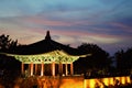 Anapji Pond, Wolji Pond at night, Gyeongju, Korea Royalty Free Stock Photo