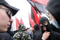 Anarchists demonstrations in Moscow.