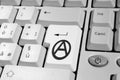 Anarchy key Royalty Free Stock Photo