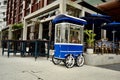 The Iconic Blue Cart at the Anason Restaurant - Barangaroo, Sydney, NSW, Australia