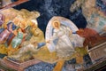 The Anastasis fresco in the Kariye Museum in Istanbul, Turkey Royalty Free Stock Photo