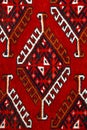 Anatolian carpet design Royalty Free Stock Photo