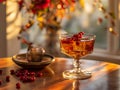 Anatomy of a Cocktail with Bitters and Candied Pomegranate