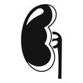 Anatomy kidney icon, simple style