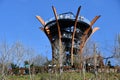 Anavista Smoky Mountain Observation Tower at Anakeesta Mountaintop Park in downtown Gatlinburg, Tennessee Royalty Free Stock Photo