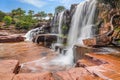 Anaway Waterfall, Venezuela Royalty Free Stock Photo