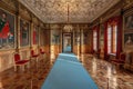 Ancestral Portrait Gallery at Schwerin Castle Interior - Schwerin, Germany