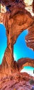ANCHES NATIONAL PARk, UT - JUNE 2018: Double Arch in Arches National Park, Utah Royalty Free Stock Photo