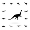 Anchisaurus icon. Detailed set of dinosaur icons. Premium graphic design. One of the collection icons for websites, web design,