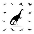 Anchisaurus icon. Detailed set of dinosaur icons. Premium graphic design. One of the collection icons for websites, web design,