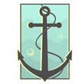 Anchor blue badge
