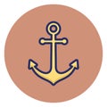 Anchor, boat anchor Vector Icon which can easily edited