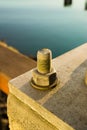 Anchor Bolt Up Close Royalty Free Stock Photo
